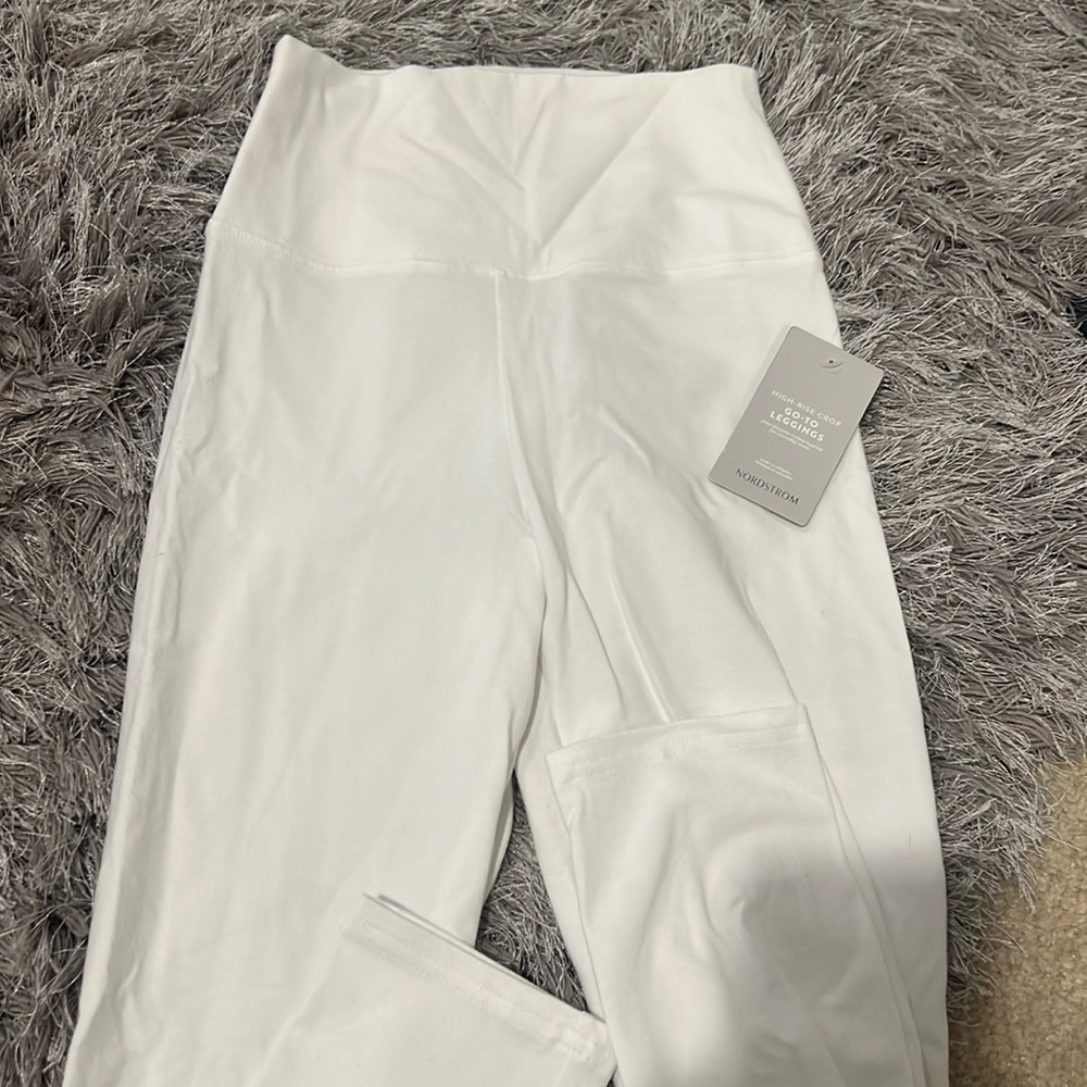 White leggings from Nordstrom